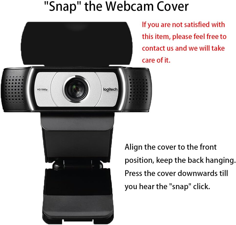 Privacy Cover Compatible for Logitech Webcam Camera C930 C920 C922Pro C930C C930e 902S 922x C920x 920Pro Pro 22