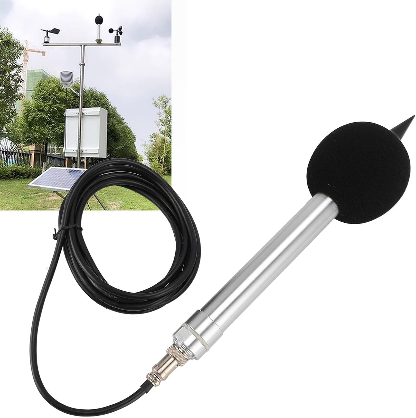 Pilipane Noise Sensor 30-130dB Omnidirectional Environment Sound Level Meter for Industrial DC9-30V (YGC-ZS-KV-V2)