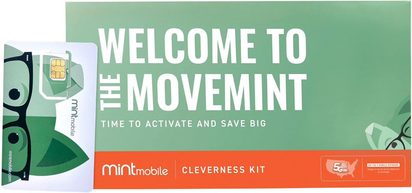 $25/mo. Mint Mobile Phone Plan with 20GB of 5G-4G LTE Data + Unlimited Talk & Text for 3 Months (3-in-1 SIM Card)