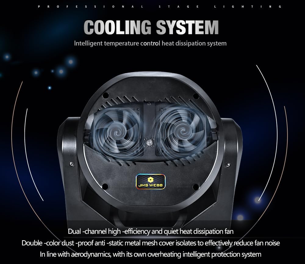 SHEHDS Moving Head Lights LED 19X20W Beam/Wash/Zoom/Dazzle/Strobe Effect RGBW 4in1 Big Bee Eye Stage Lights 4-45°Beam Angle CTO Mode DMX Control for Christmas Club Wedding