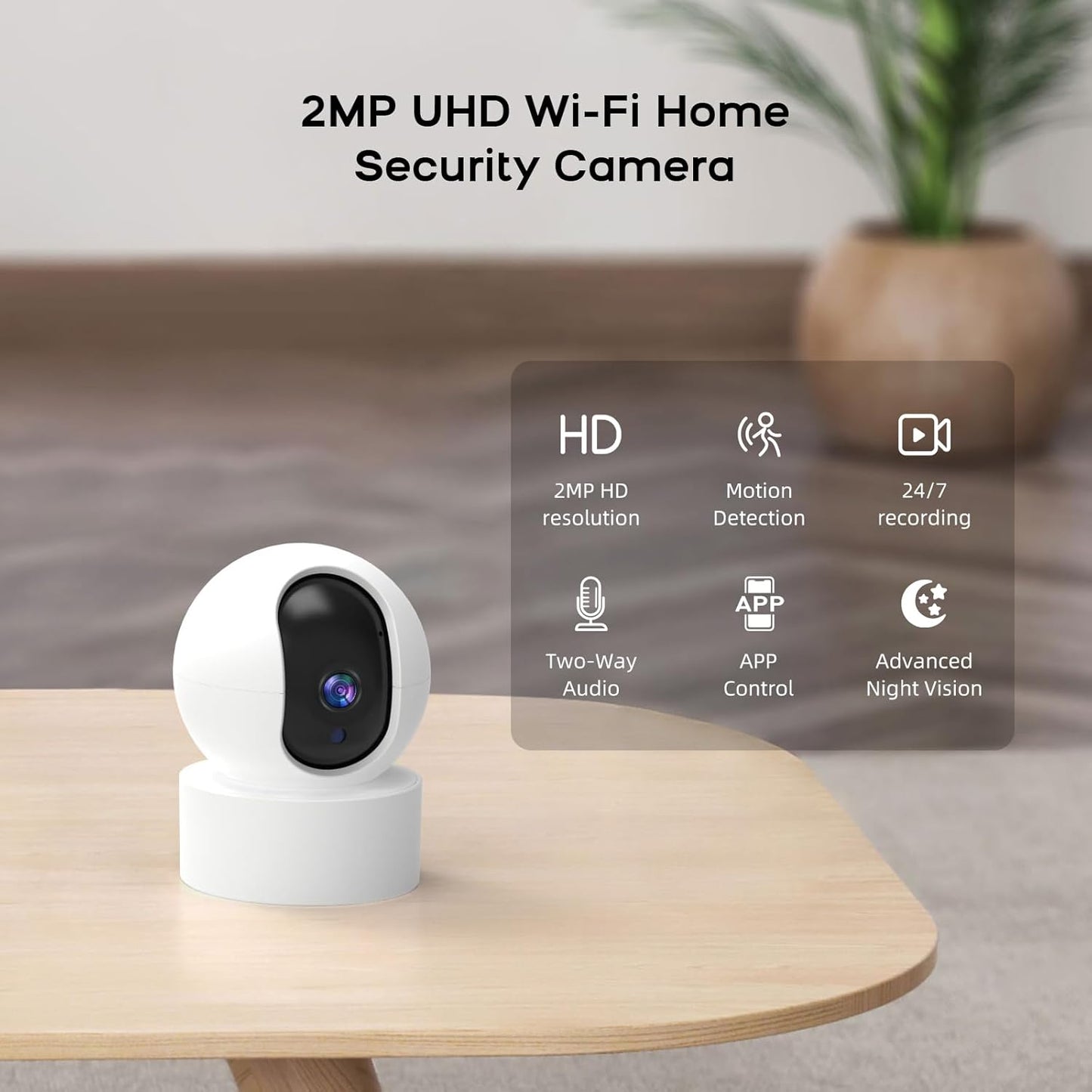 LWOHSI Home Security Systems,Wireless 4.3" Fulltouch Screen Home Alarm Kits with 2MP HD Security Camera,GSM 4G /Tuya APP Real-Time Alerts,Door Sensors,SOS,Work with Alexa&Google for Villa,Apartment