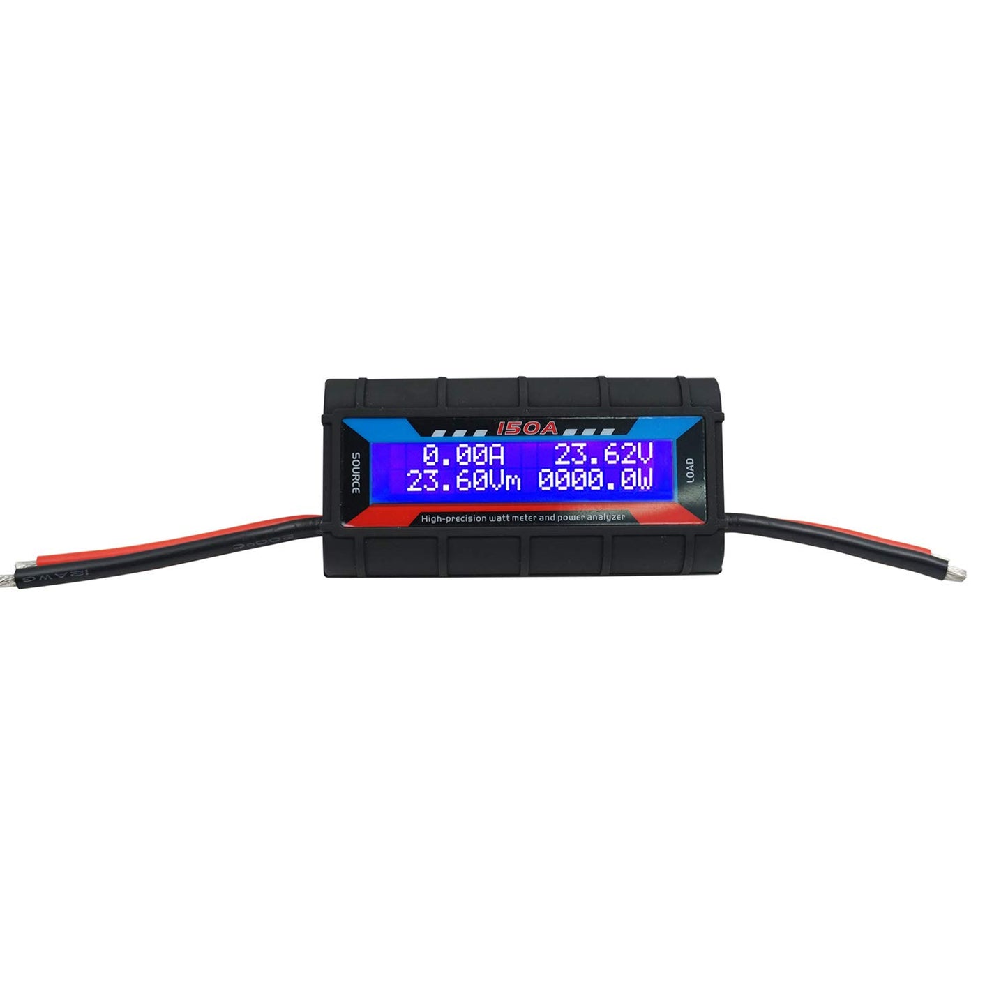 150A RC Watt Meter, High Precision Power Analyzer, DC 0-60V Volt Amp Watt Checker Tester, with Digital LCD Screen- for Voltage(V) Current(A) Power(W) Charge(Ah) and Energy(Wh) Measurement