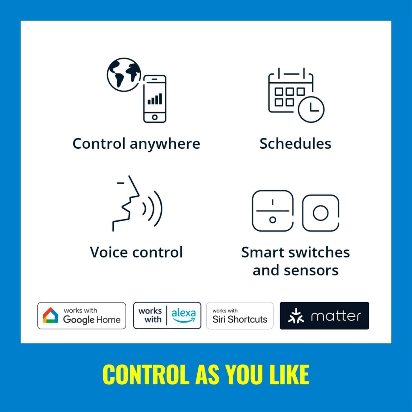WiZ 65W BR30 Tunable White LED Smart Bulb - Pack of 1 - E26- Indoor - Connects to Your Existing Wi-Fi - Control with Voice or App + Activate with Motion - Matter Compatible