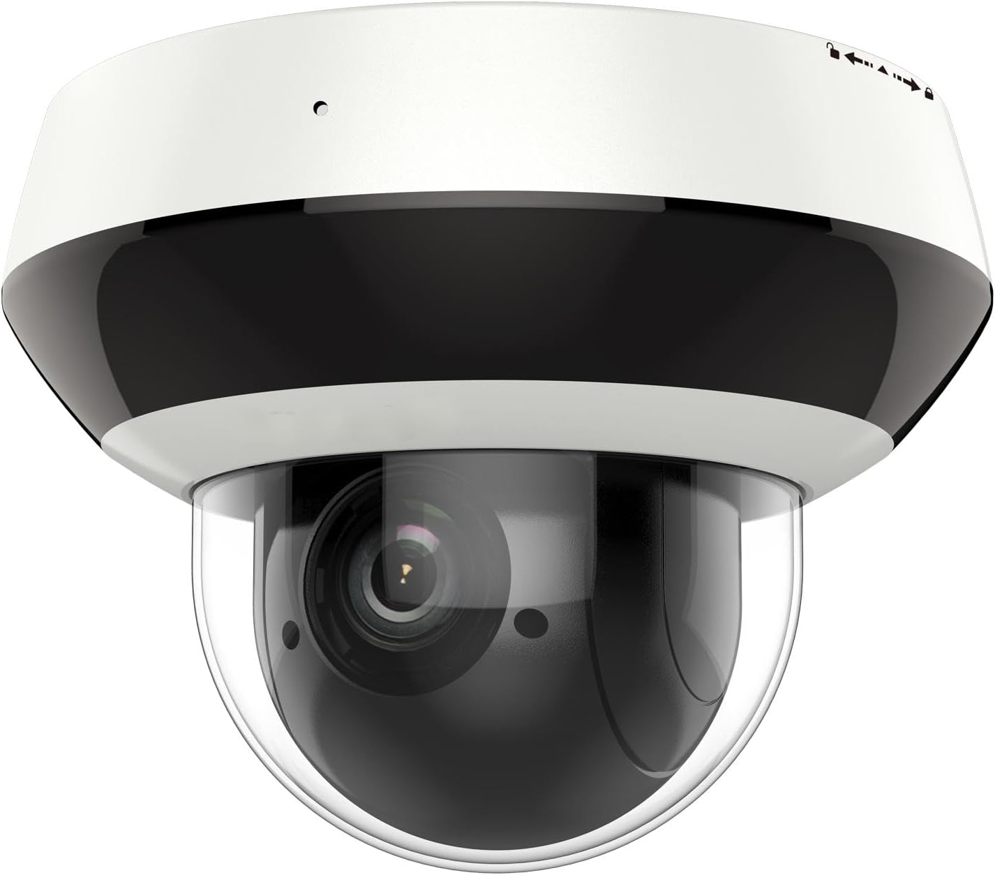 DS-2DE2A404IW-DE3 4MP PTZ IP Camera Outdoor/Indoor, 4X Optical Zoom, Low-Light Performance, IK10, IP66, 2.8-12MM Lens International English Version