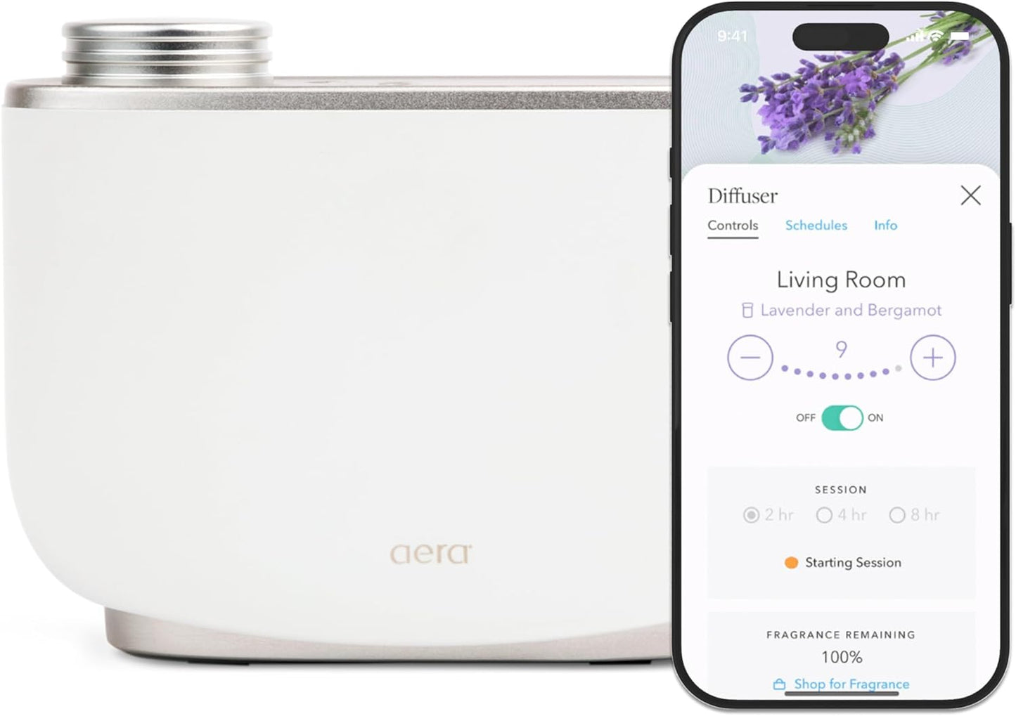 Aera Home Essential Oil Fragrance Diffuser – Waterless Electric Aromatherapy Smart Plug-in, Wi-Fi & App/Alexa Controlled, Hypoallergenic – for Rooms 500-1000 sq ft (Capsules Sold Separately)
