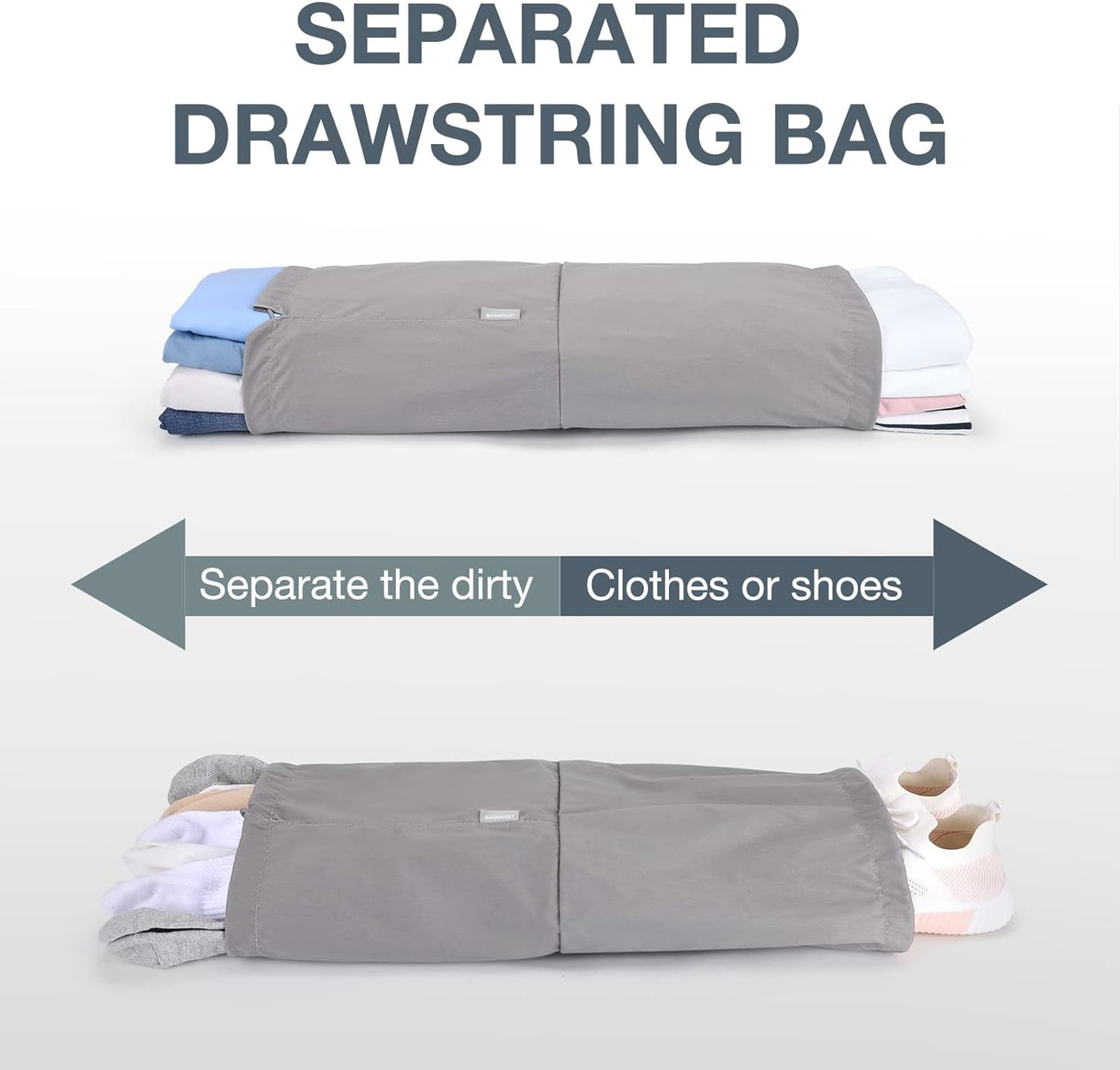 BAGSMART 6 Set /4 Set/2 Set Compression Packing Cubes for Travel, Lightweight Luggage Organizer Bags, Durable Space Saver Bags Travel Essentials
