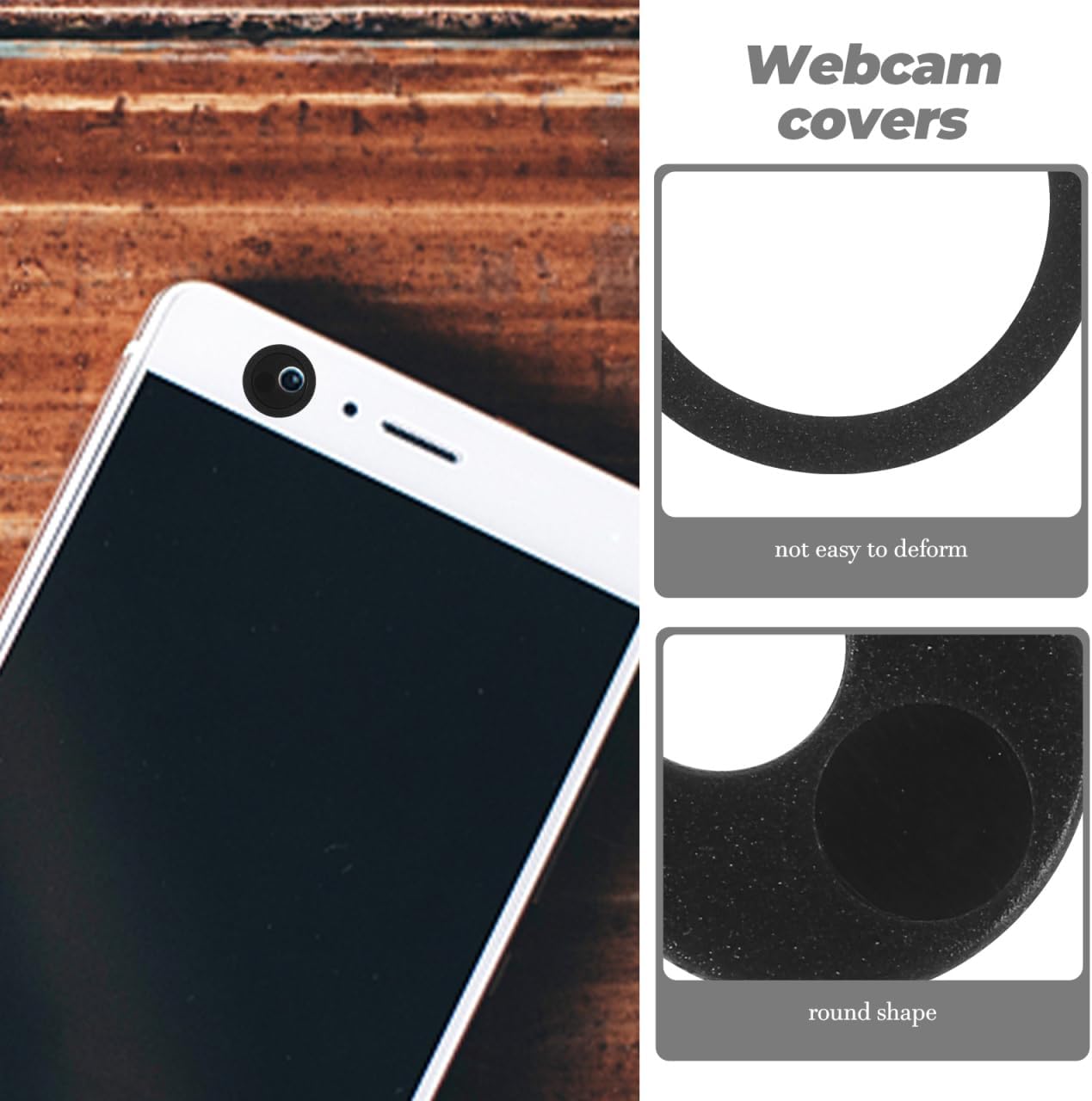 6Pcs Phone Camera Cover Laptop Camera Cover Slide Ultra Thin Privacy Lens Protectors Easy Installation for Webcam Protection Compatible with Various Phones Laptops Front Behind Hider Slider