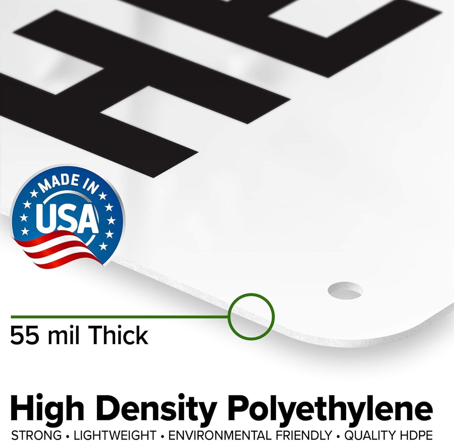 Custom Safety First Sign, OSHA Sign, 7x10 Inches, 55 mil thick HDPE (high density polyethylene), Made in USA by My Sign Center