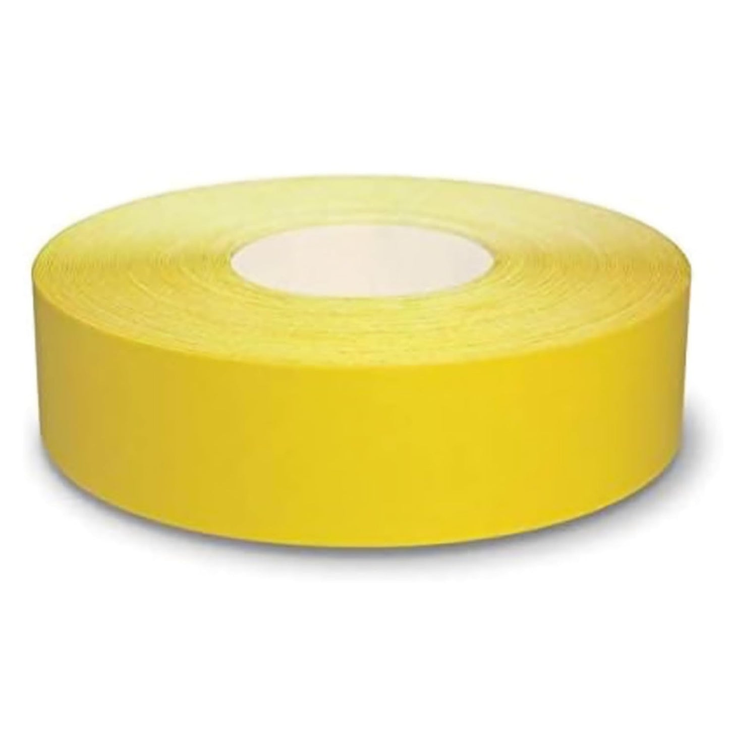 Mighty Line UltraLine Solid Floor Marking Tape for Safety, Caution, Warning, Heavy-Duty, Peel and Stick Adhesive, Beveled Edge Design, Industrial Quality, 2 Inch, 100' Roll, Yellow