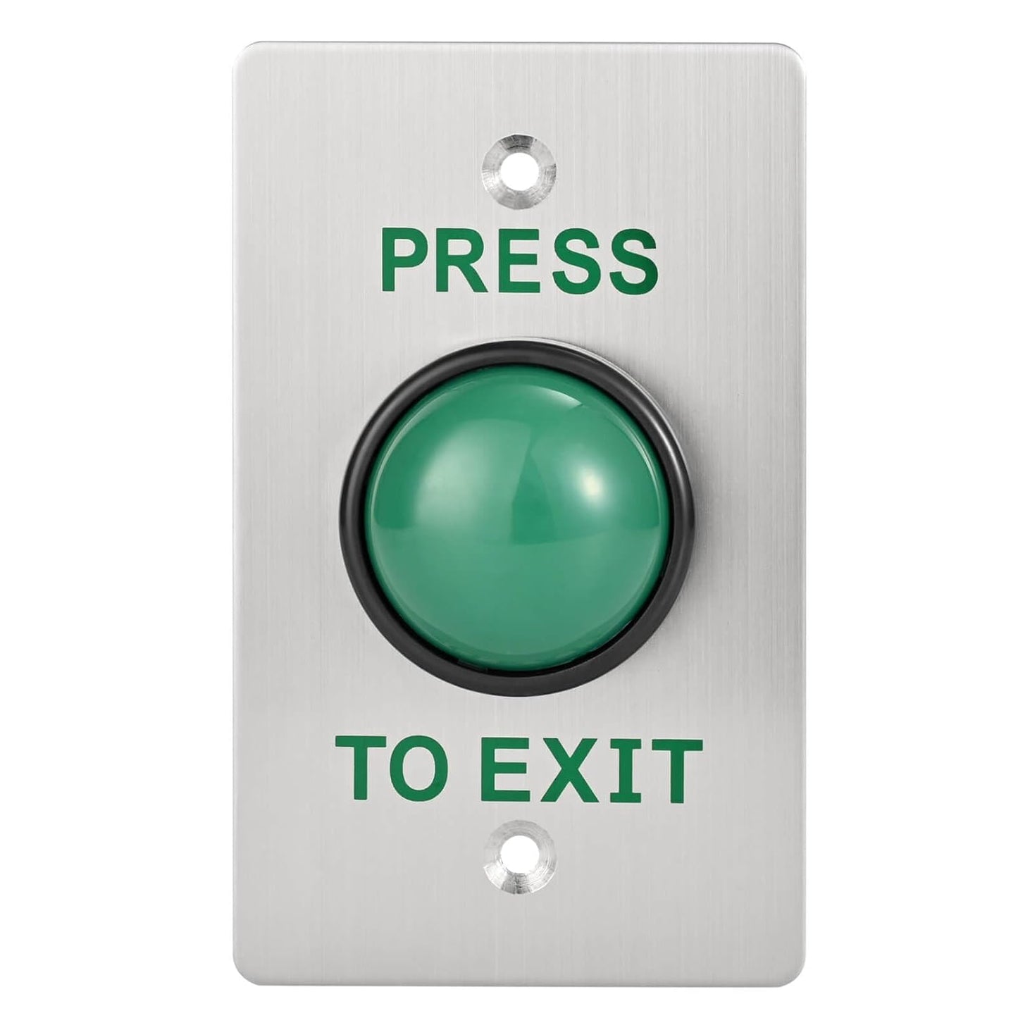 Push to Exit Button for Door Access Control Big Press Button IP68 Waterproof 304 Stainless Steel Shell NO/COM Output