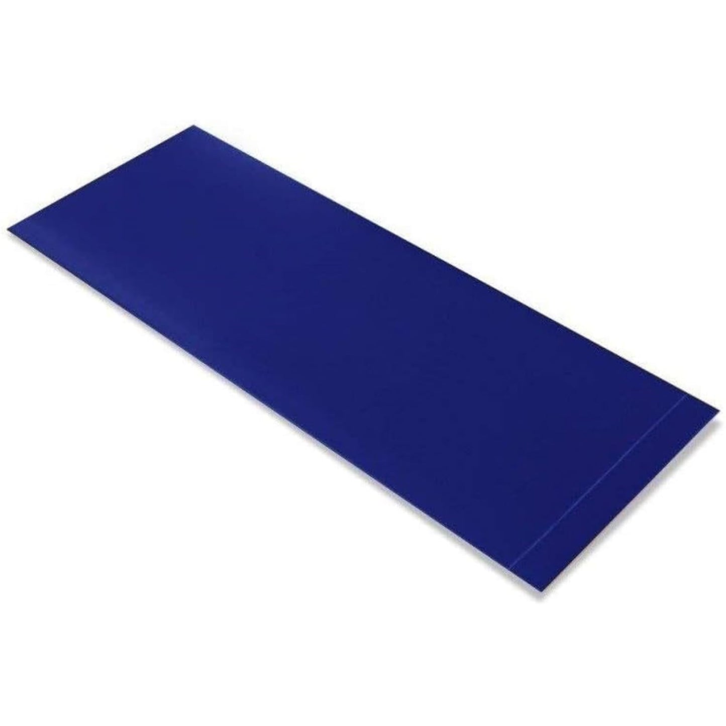 Mighty Line Floor Marking Tape Strips for Safety, Caution, Warning, Heavy-Duty, Peel and Stick, Adhesive, Industrial Quality, Blue, 4" by 10"