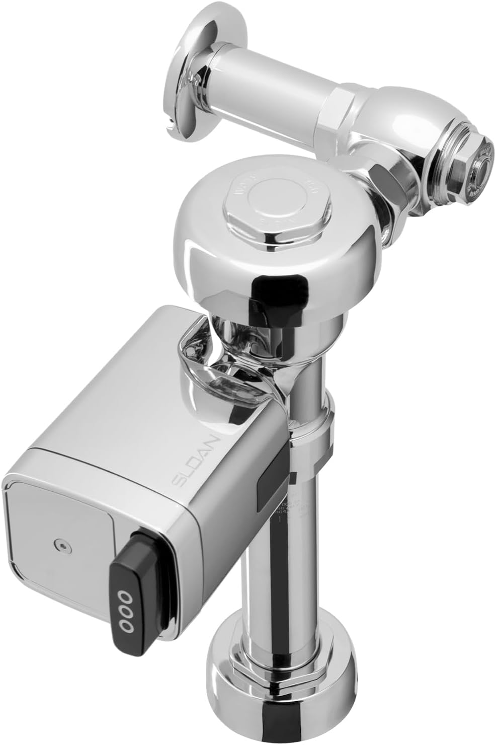 Sloan Regal 111 SFSM Exposed Sensor Water Closet Flushometer, 1.6 GPF Flush Valve - Infrared Sensor w/True Mechanical Override, Single Flush, Fixture Connection Top Spud, Battery Powered, 3980095
