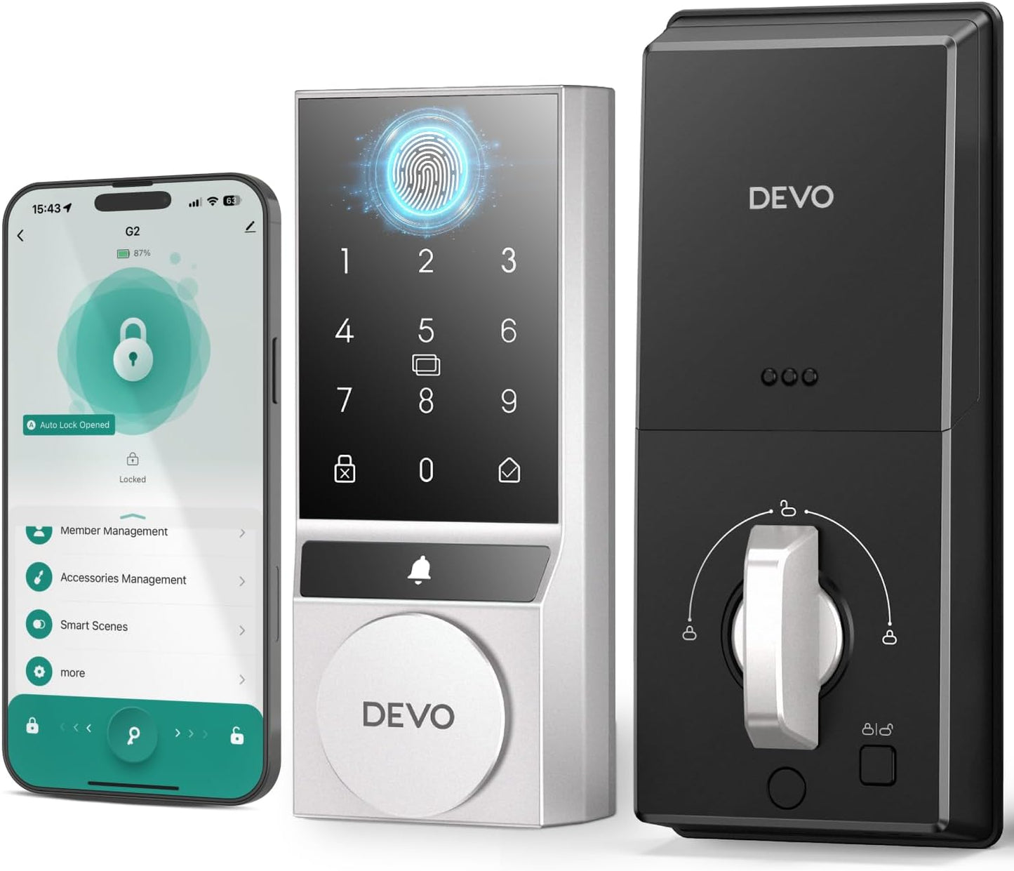 Devo Door Lock for Front Door