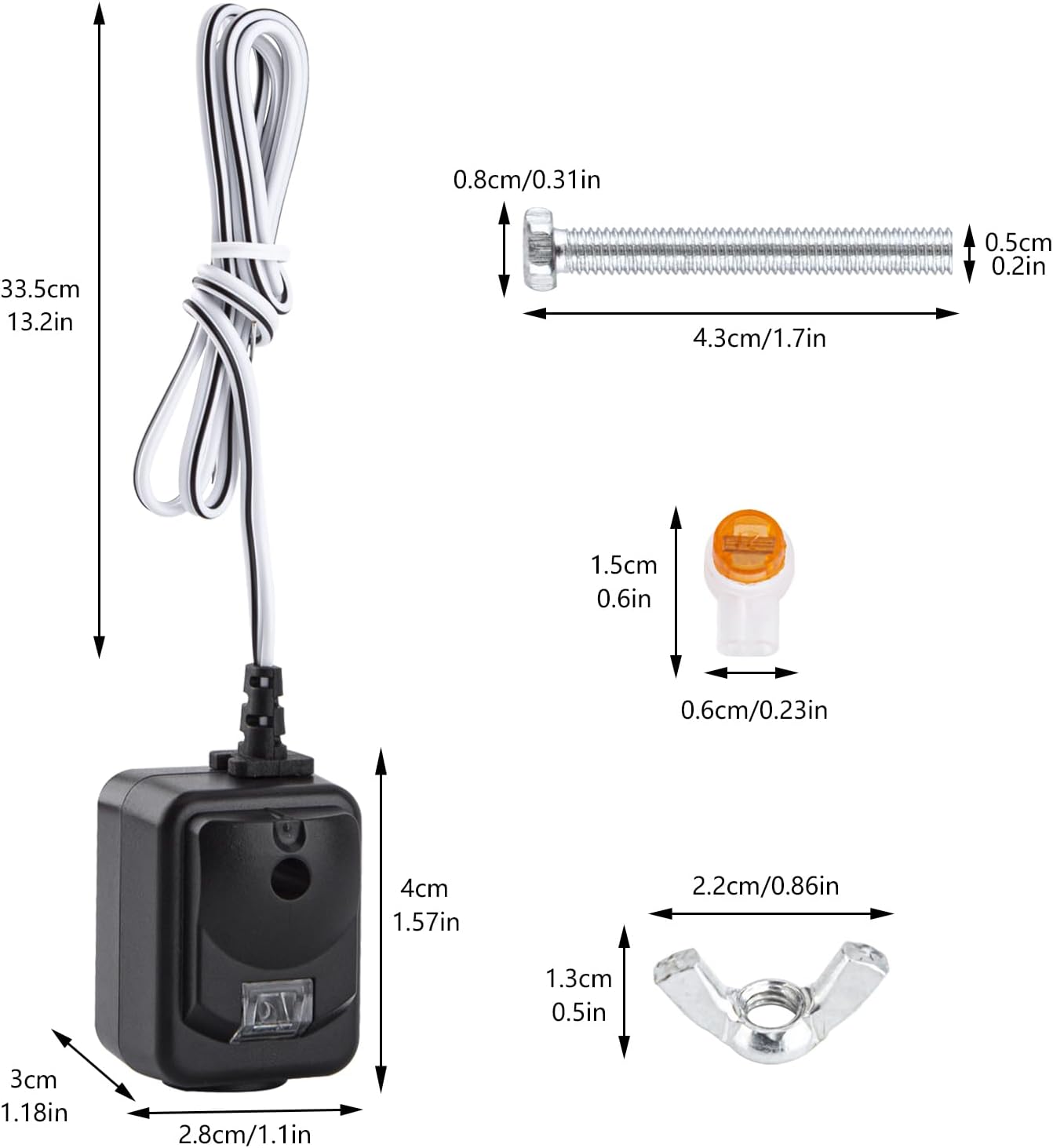 820CB Garage Door Sensor, Safety Sensor Kit Compatible with Chamberlain Liftmaster Sears Craftsman Garage Door Opener Made After 1997. Replacement 41A5034 G801CB-P 801CB 041-0136