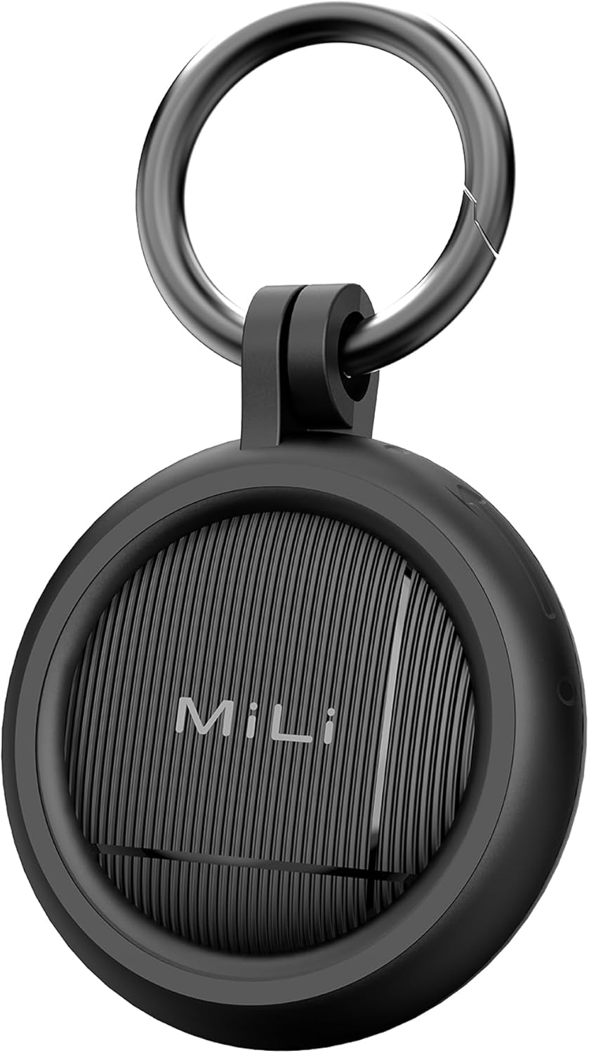 LiTag Duo - Tracker Tag for iOS and Android, Bluetooth Tracking Tag/Key Finder/Luggage Tracker/Item Locator, Compatible with iOS Find My or Google Find Hub App (Dual System, 1PC)