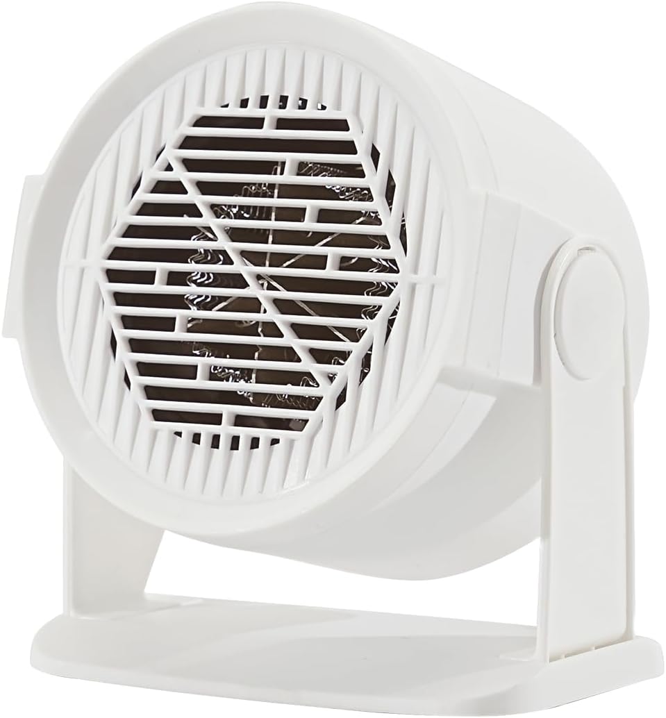Mini Space Heater, 120° Adjustable Tilt, Fast Heating 400W/600W Energy Efficient for Indoor Use,Overheating Protection,Fast Heating,Small Desk Heater for Bathroom Home Office Bedroom