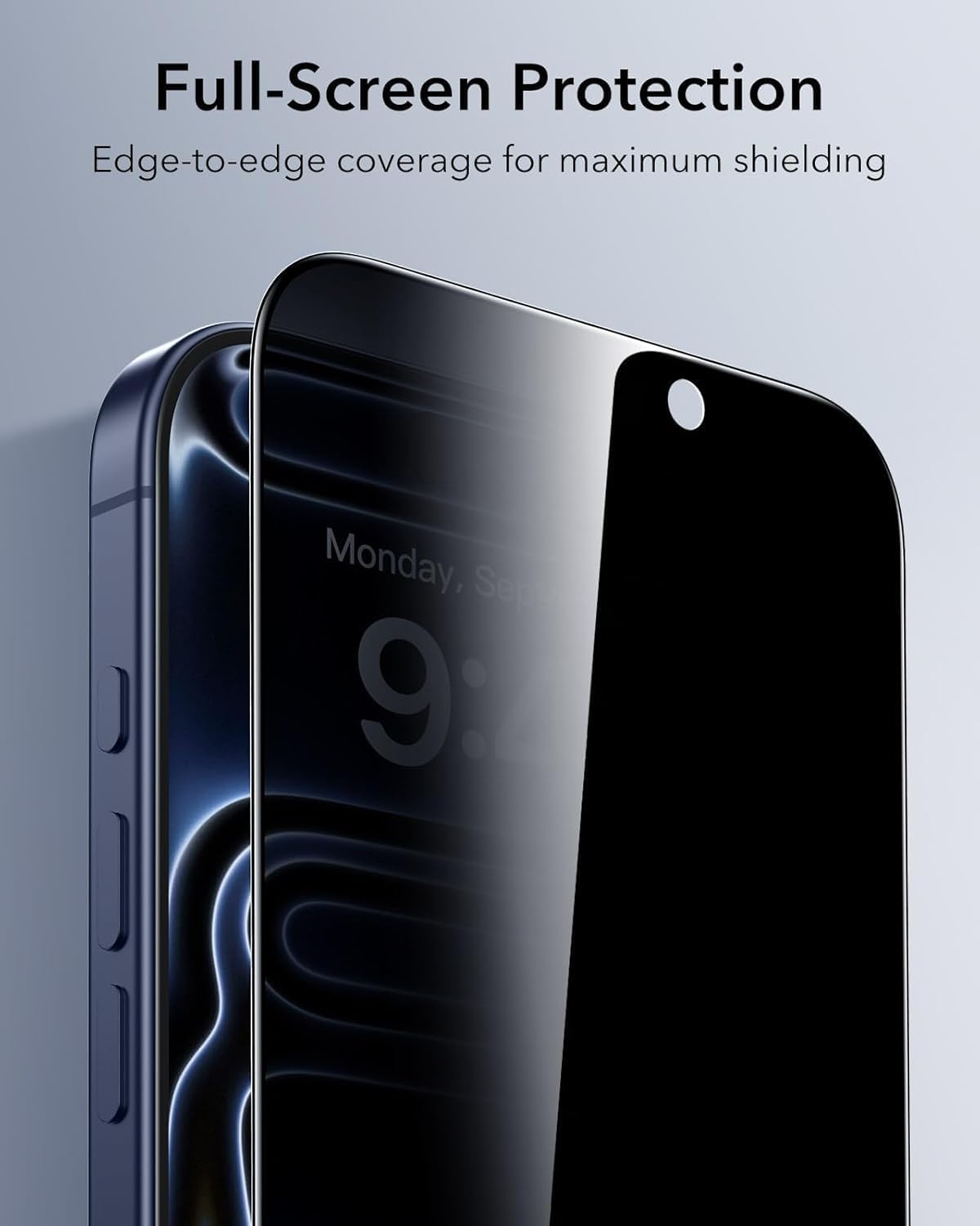 3 Pack for iPhone 17 Pro Max Screen Protector Privacy + 2 Camera Lens Protector 9H+ Tempered full cover Glass for iPhone 17 ProMax Military Grade Shatterproof Anti Spy Auto Installation kit