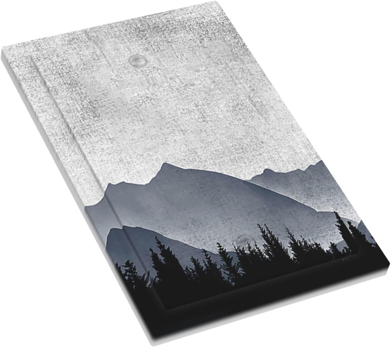 Light Switch Cover Plate Natural Landscape Mountains Pine Trees 1 Gang No Device Blank Electrical Wall Plates Faceplate Decorative Switch Plate for Bedroom living Room Decor