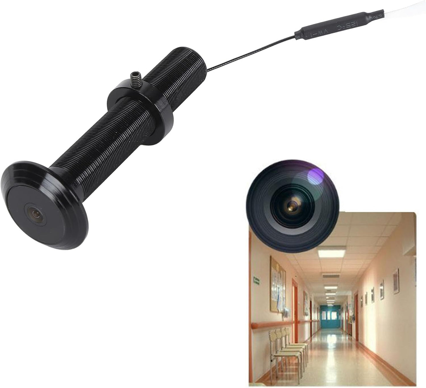 VBESTLIFE Door Viewer Peephole Camera, 220° Wide Angle Lens, Control for Tuya App, Night Vision, for Between 15mm to 30mm in Width Peephole (128GB), VBESTLIFE0ms2gkwh56-13