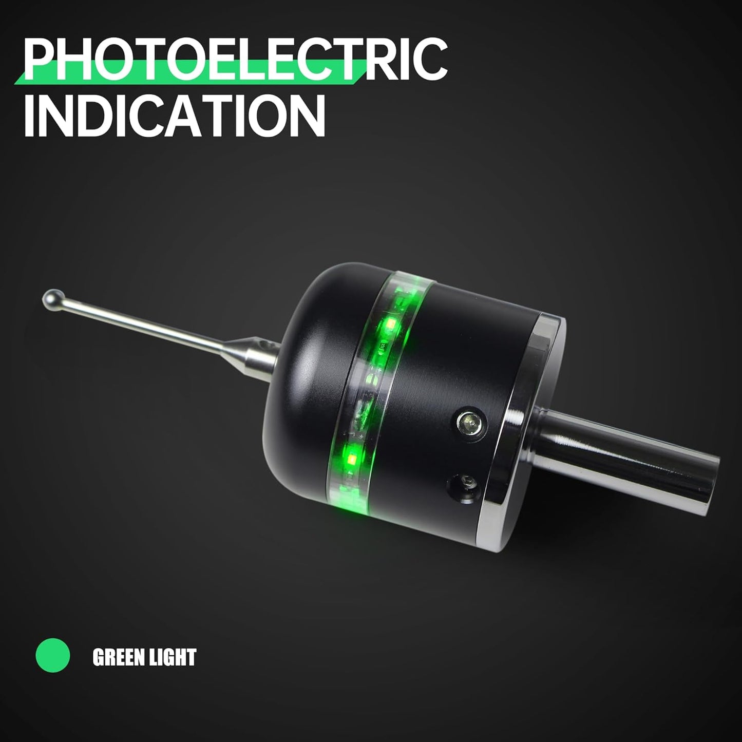3D Touch Probe Edge Finder Trigger Finder,X Y Z Axis Measurement Centering Rod for Metals, Not Support the Detection of Insulation Materials and Insulating Spindle (Green light)