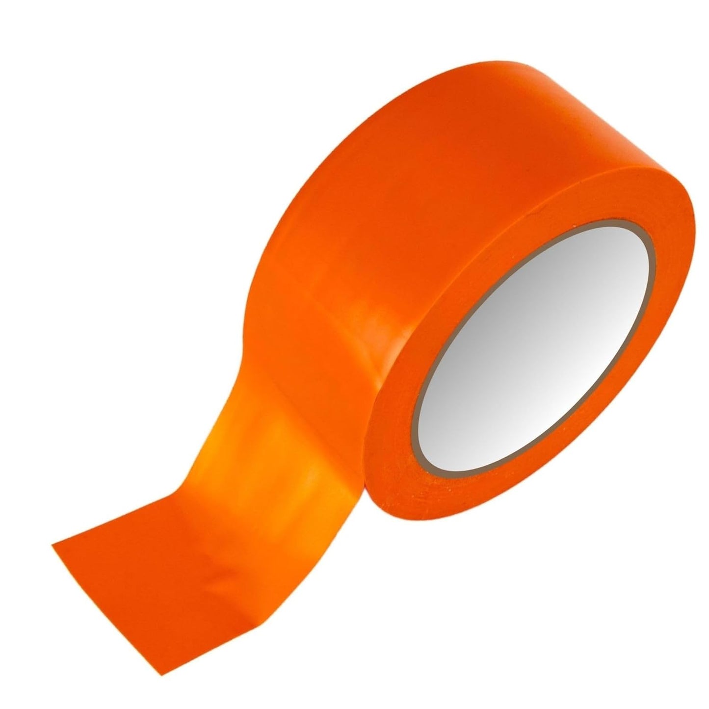GTSE 2 inch x 108 ft Orange PVC Vinyl Floor Tape, 48 Rolls, Safety Marking Tape, 6 mil Thick, Suitable for Dance Floors, Gyms, Warehouses, Sports Facilities