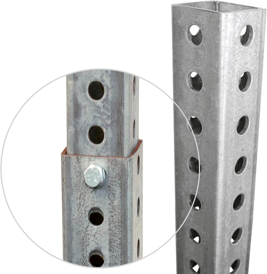 SmartSign Complete Breakaway System | Post - 8' Tall, 1.5" Wide and Base - 3' Tall, 1.75" Wide, Attachment Hardware Included