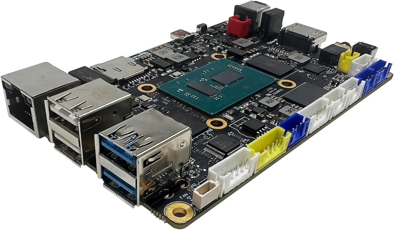 WayPonDEV youyeetoo X1 X86 Single Board Computer - A 64bit Windows 10/11/Linux Mini PC with Celeron N5105 CPU, Support Optional WiFi&BT NFC, PCIe3.0 M.2 2280 NVMe or SATA SSD (8GB RAM+256GB Storage)