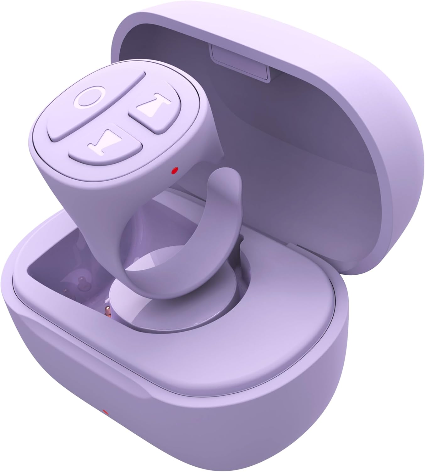 Tiktok Scrolling Ring for iPhone, Bluetooth Camera Remote Control, Remote Control for TIK Tok Scrolling Ring for iPhone, Android (Purple)