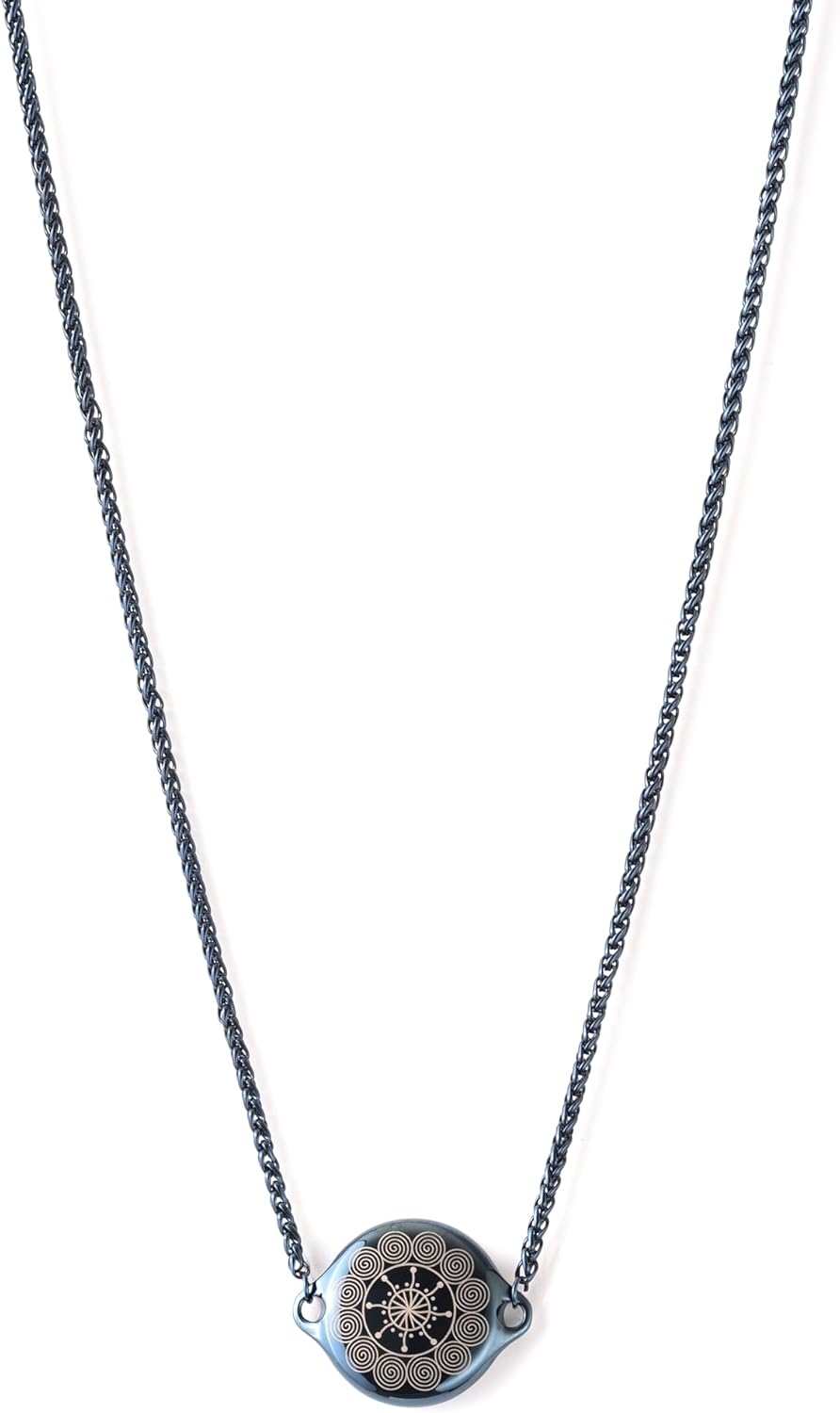 ResQ Jewelry, Shakti Smart Bluetooth Safety Necklace, Discreet Wearable Safety Device - GPS Location Tracking, Audio Recording, One Touch Activation