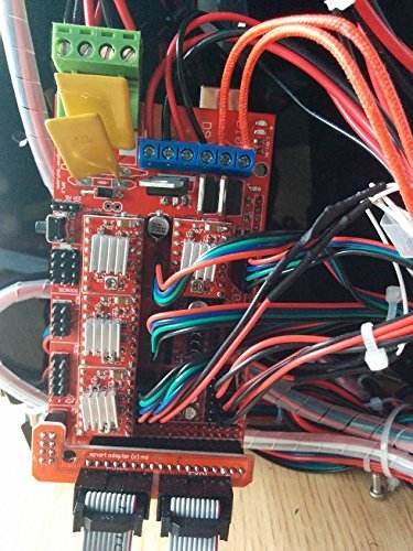 OSOYOO 3D Printer Controller Kit Ramps 1.4 + Full Graphic Smart Display Controller + Mega2560 + A4988 Stepper Motor Driver for RepRap (Ramps 1.4+12864LCD+Mega2560+A4988Driver)