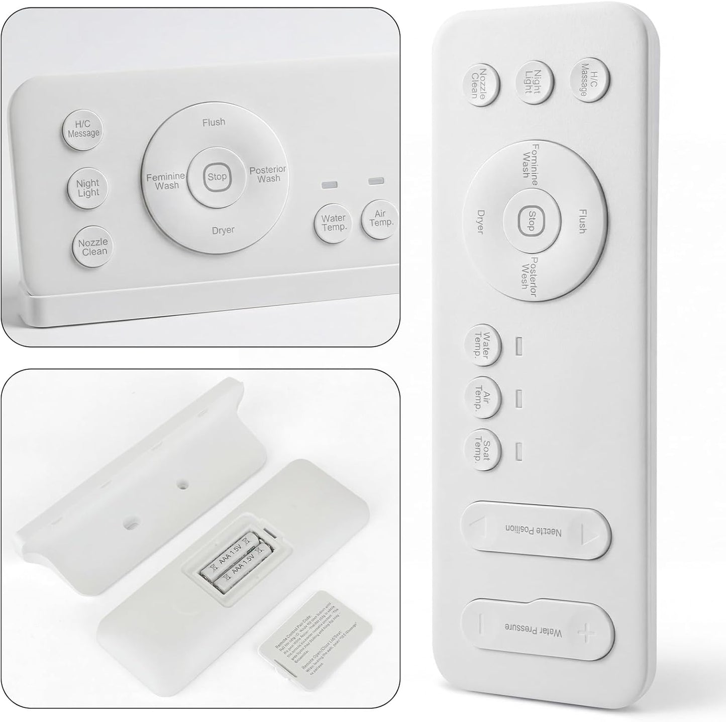 Remote Control is Suitable for Casta Diva/EPLO/HOROW Smart Toilet seat Toilet Remote Control