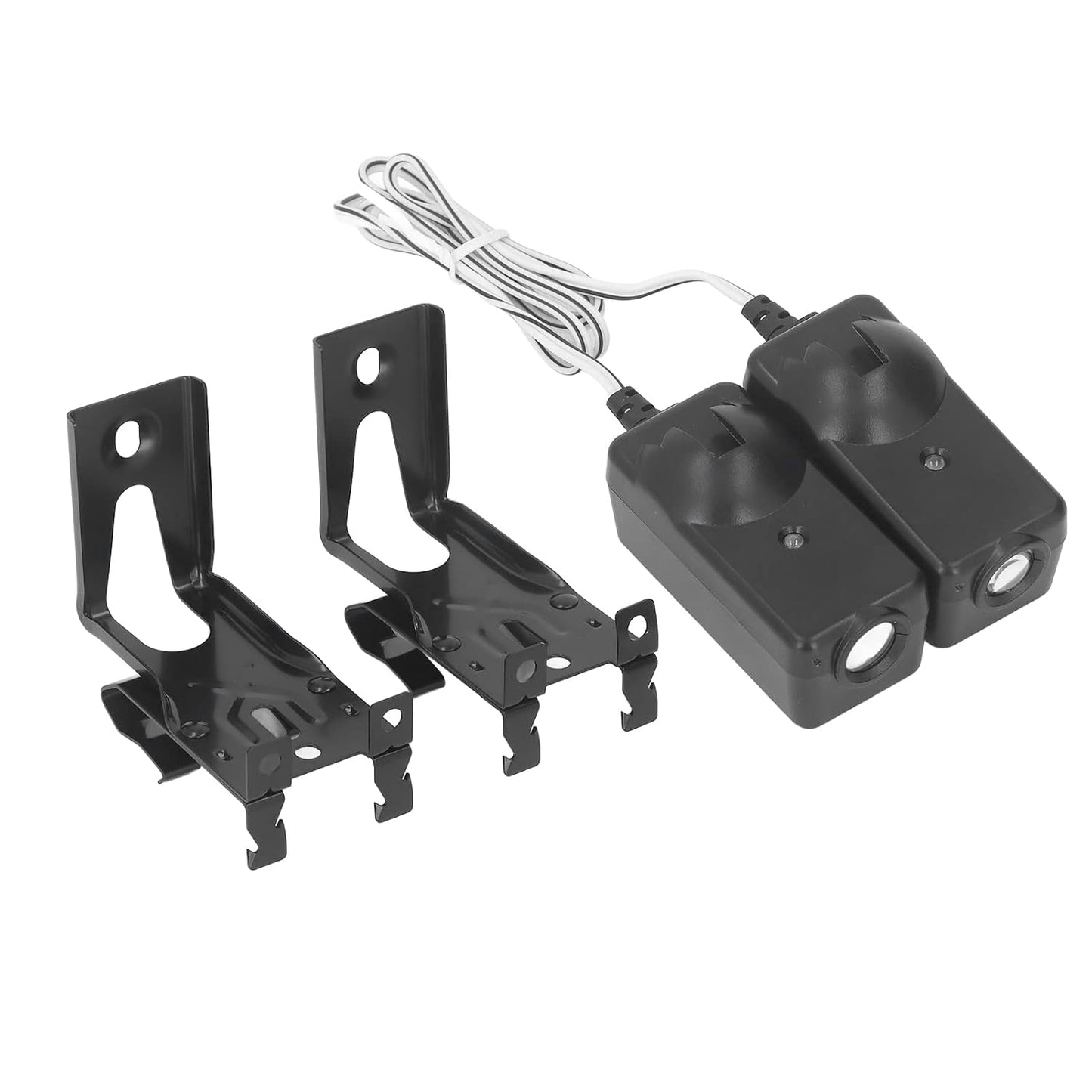 Garage Door Opener Safety Sensor Kit with Brackets Sensors, High Accuracy, Chamberlain, Sears, Raynor,