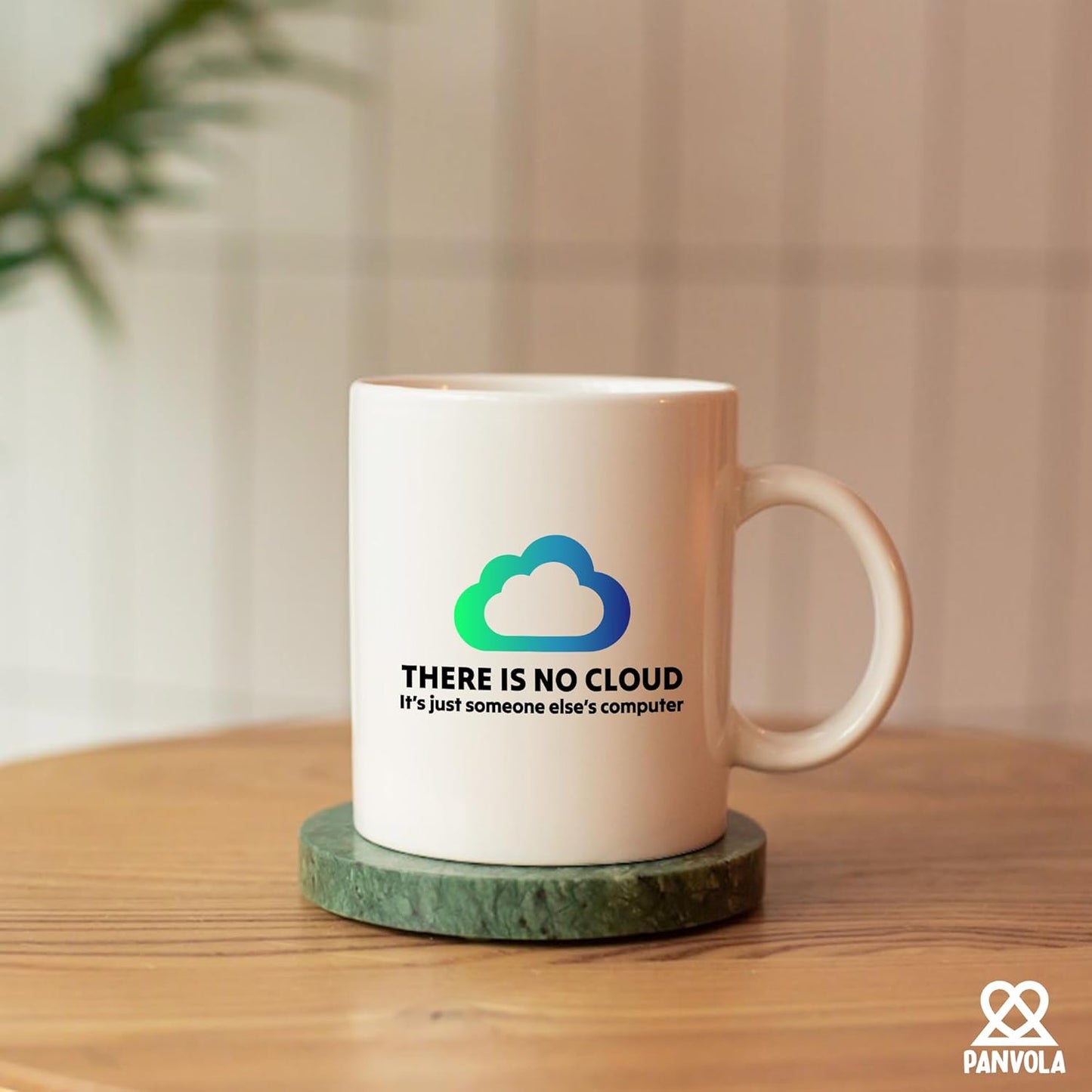 Panvola There Is No Cloud Programmer Gifts Computer Programming Developers Coders Computer Engineer Computer Science IT Novelty Drinkware Ceramic Mug 11 oz White