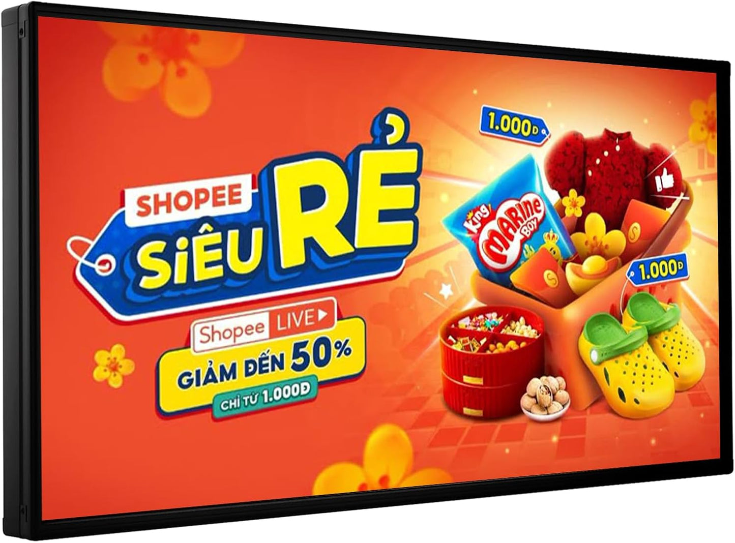 P5 Outdoor Waterproof 65"x34" Programmable LED Sign Board - Full Color Scrolling Display with High-Resolution Text/Image/Video for Business Advertising