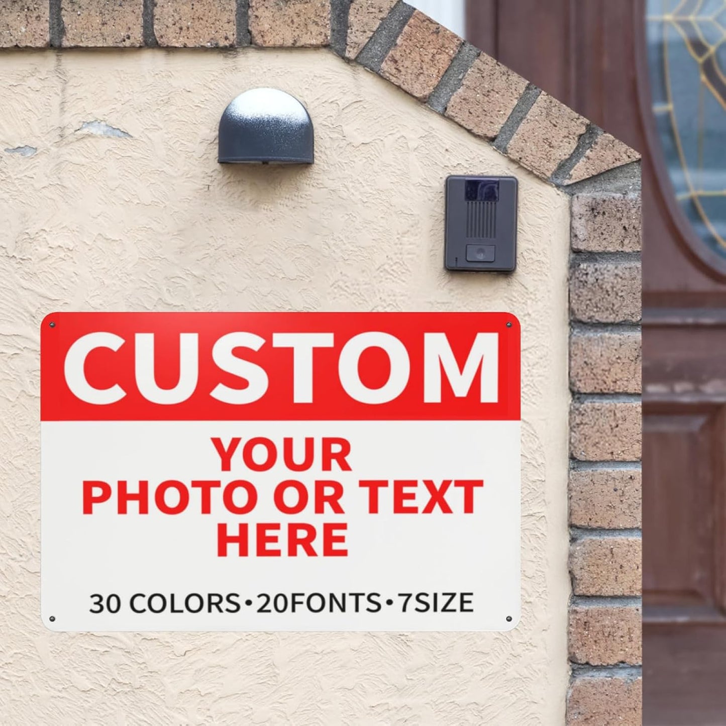 Bulk Custom Signs Outdoor Metal Sign Personalized Signs for Business, Office, Home, Road Signs, Garden Signs, Parking Signs, Decorative Signs, 8''x6''