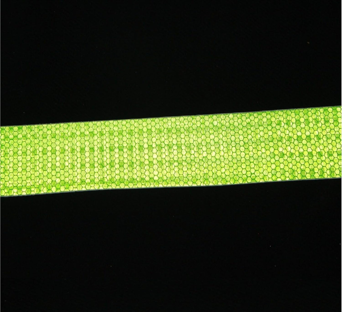 Green Reflective Tape Outdoor Waterproof 2 inch Wide, High Visibility Warning Industrial Marking Tape, Safety Stickers (68 feet,5 Rolls)