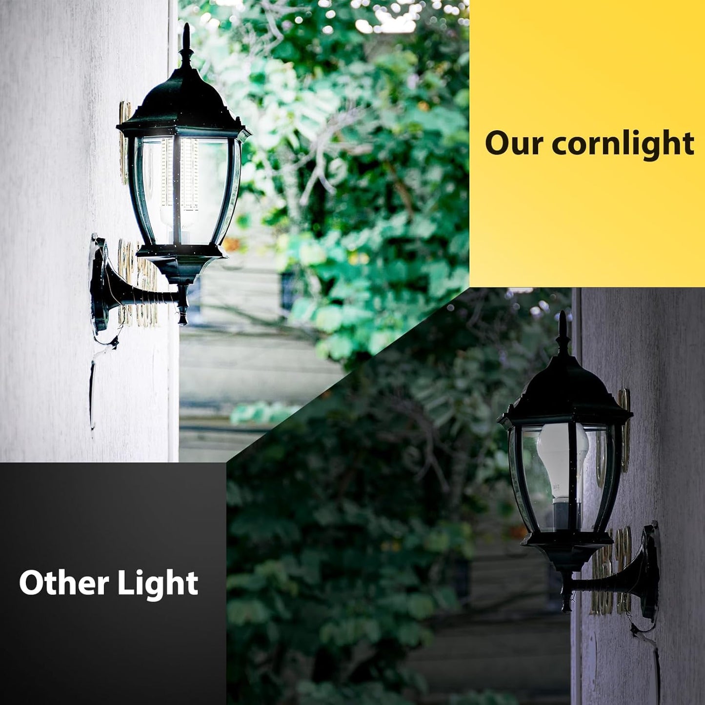 2 Pack 400W LED Corn Light Bulb,3850W Equivalent Commercial Grade 59000LM 5000K Daylight E26/E39 Medium/Mogul Base LED Lamp,Large Area Lights for Outdoor Indoor Garage Warehouse Gym Bay Light