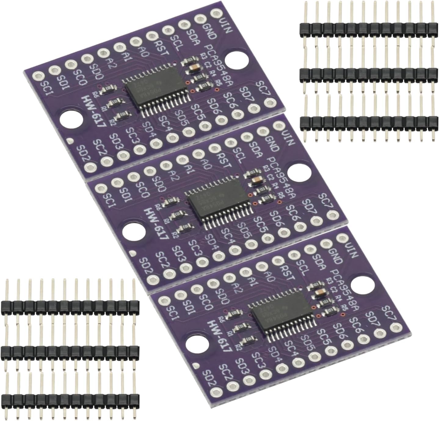 3PCS TCA9548A IIC I2C Multiplexer Breakout Board 8 Channel Expansion Board for Chaining Modules Arduino