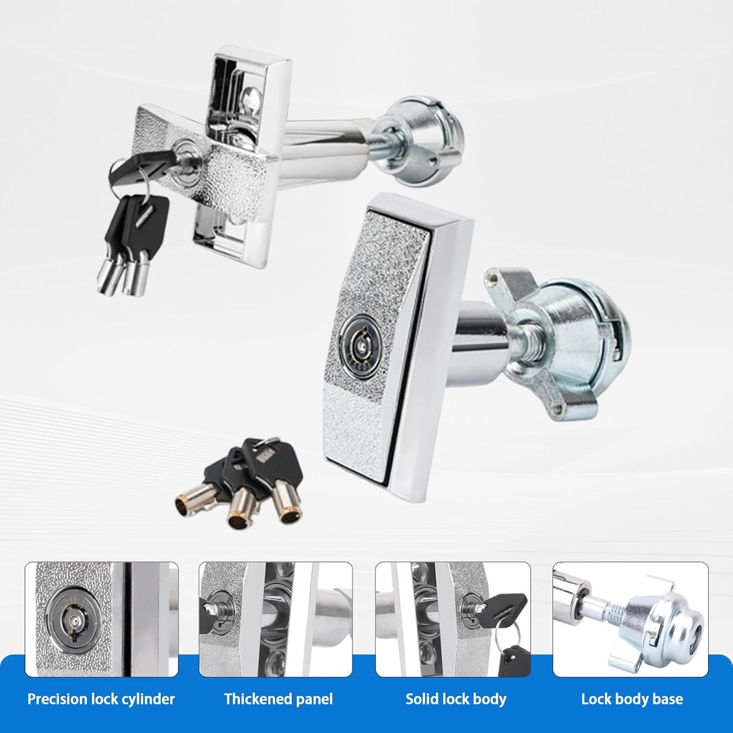 Vending Machine Key,T-Shaped Vending Machine Lock,Non Universal Key Combination,High Security,Suitable for Coin Operated Gaming Machines,Self-Service Car Washing Machines,Etc