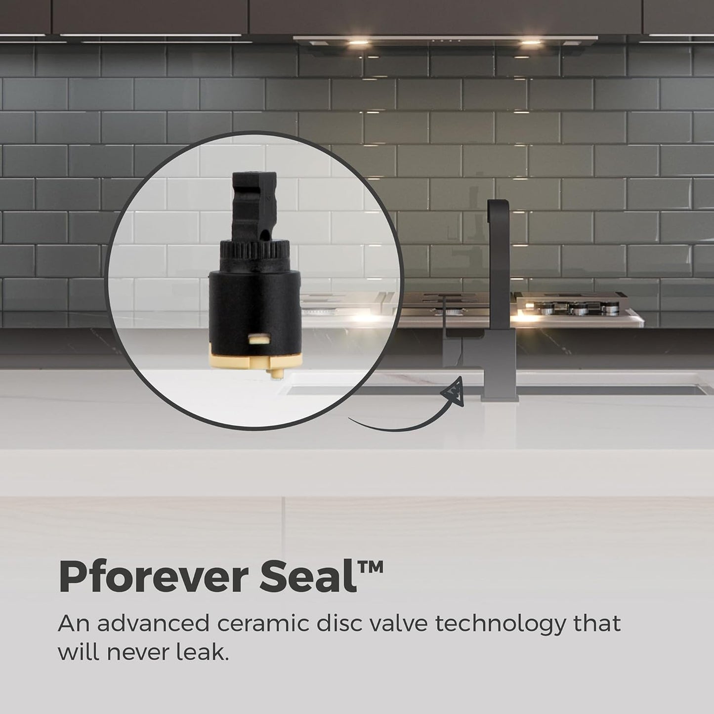 Pfister Arkitek Kitchen Faucet with Pull Out Sprayer, Single Handle, High Arc, Matte Black Finish, LG534LPMB