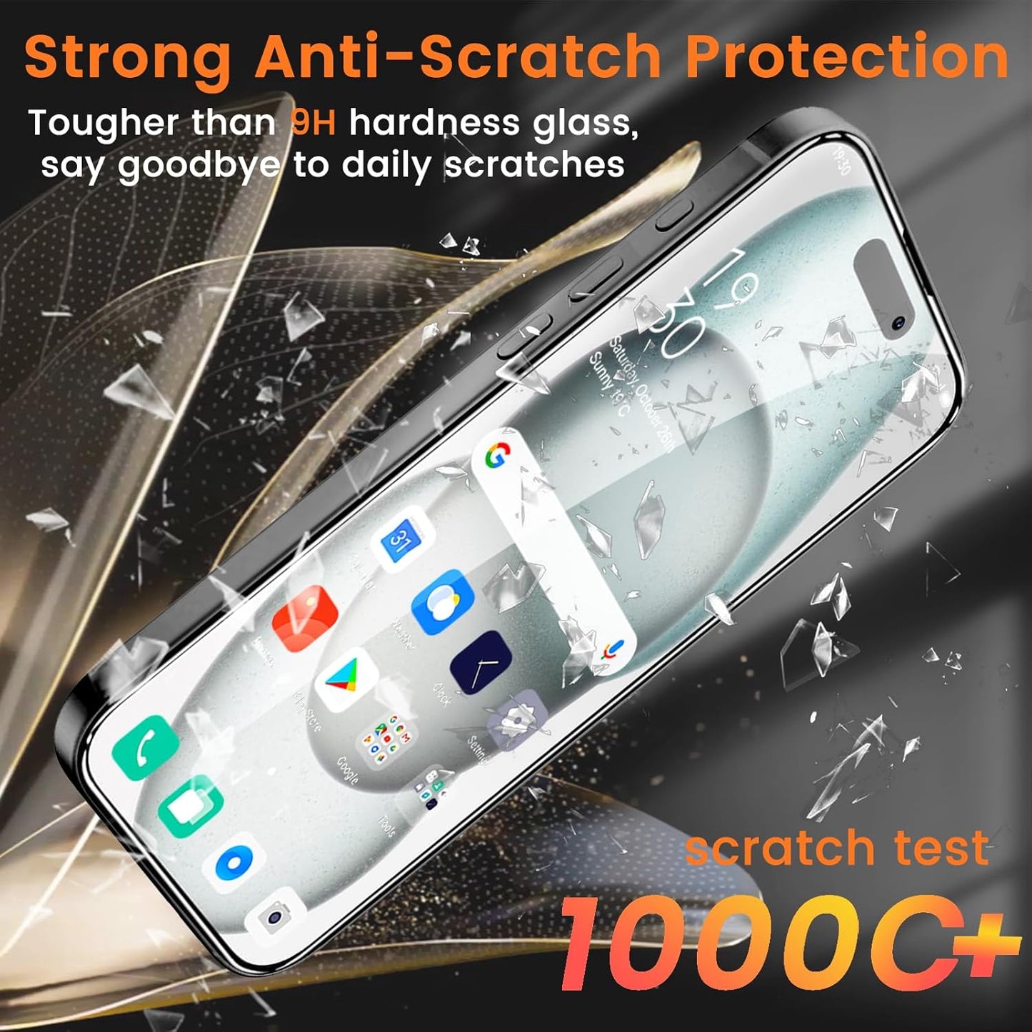 4+4 Pack Privacy Screen Protector for iPhone 15 Plus 6.7-Inch with 4 Pack Camera Lens Protector, Anti Spy Tempered Glass Film 9H Hardness Case Friendly