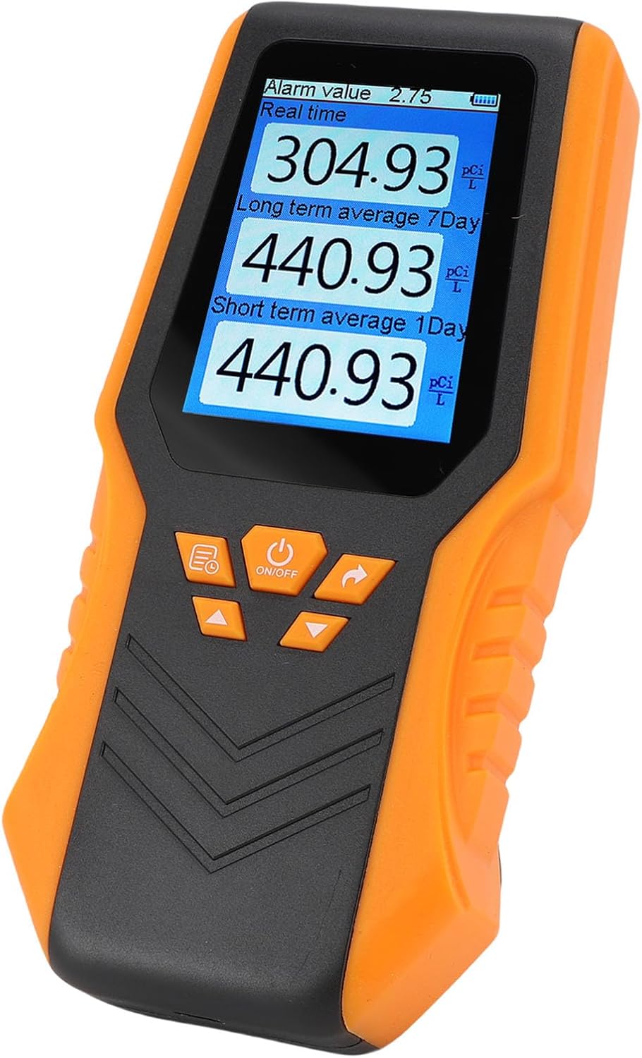 Aramox Radon Detector Digital Readings Portable Monitor for Home Office School, LCD Display, Rechargeable Battery, Easy Monitoring and Versatile Usage