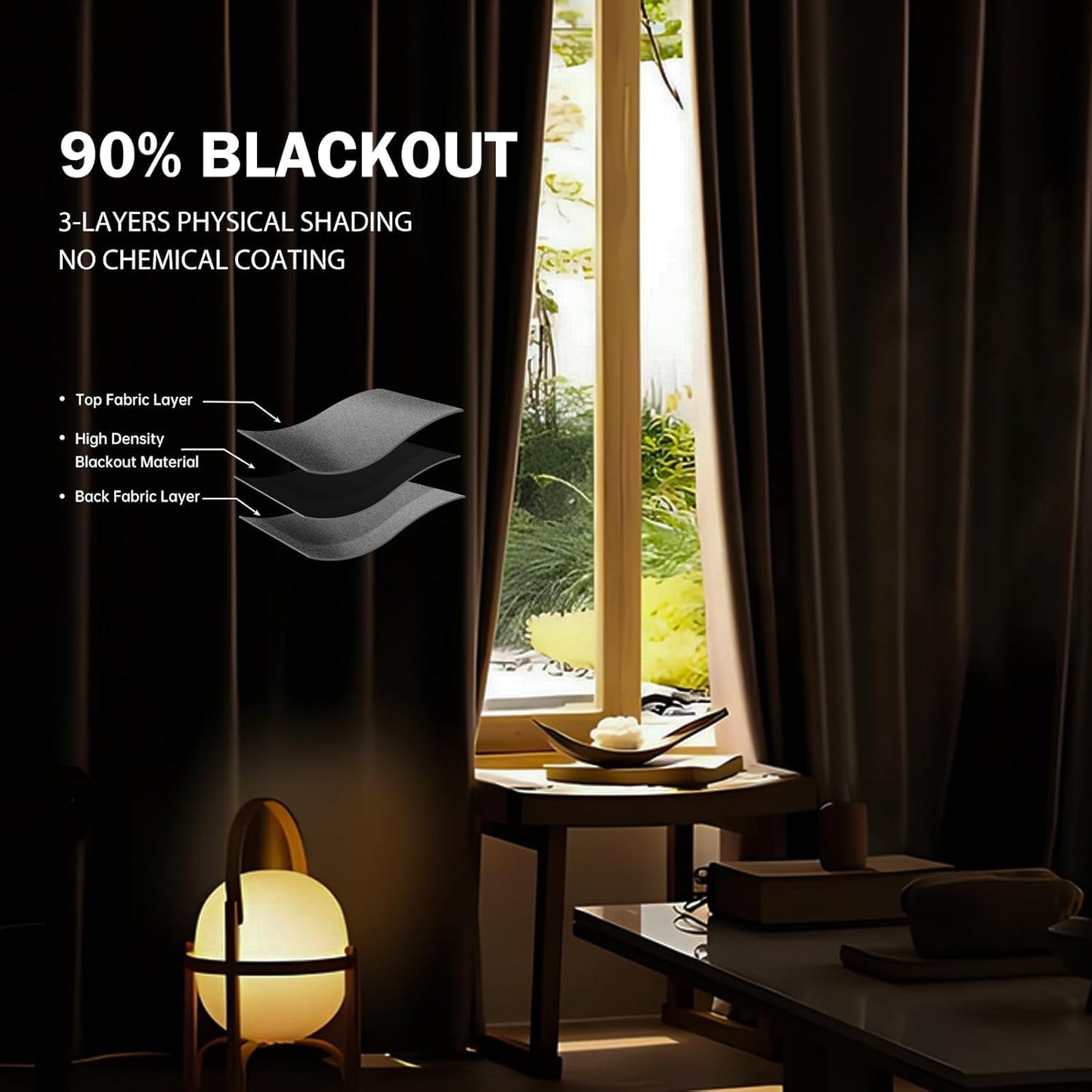 Room Divider Ceiling Mounted Curtains Track Sets Extra Wide Blackout Curtain Flexible Tracks for Bedroom Privacy Partition Separator, 1 Panel Light Grey Drape and White Rail, W12.5 x H8ft
