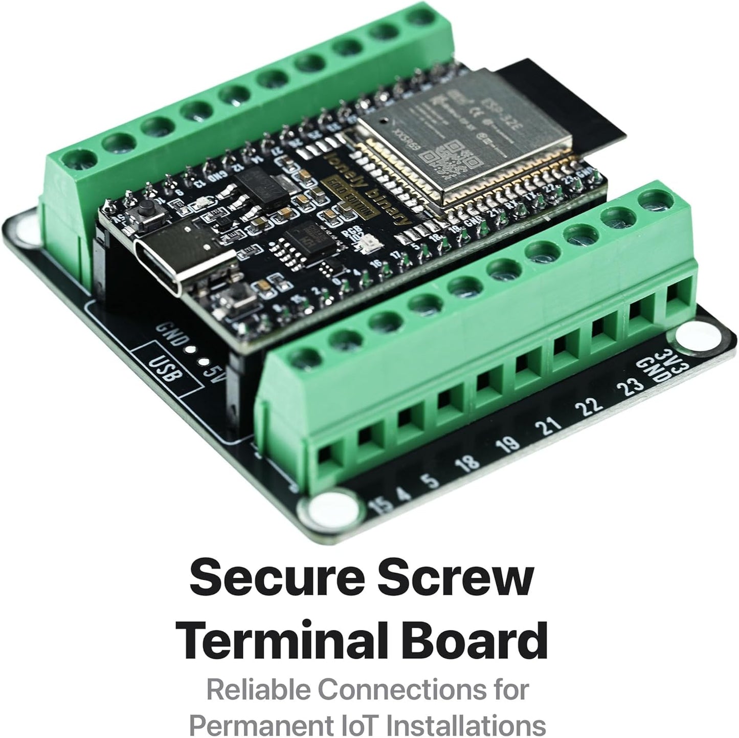3-Pack ESP32 Gold Edition Kit WiFi Bluetooth Dual-Core MCU with Breakout Boards (Screw/Non-Screw Expansion Board) Tutorials -Type-C ESP32 Prototyping Kit Compatible with Arduino IDE