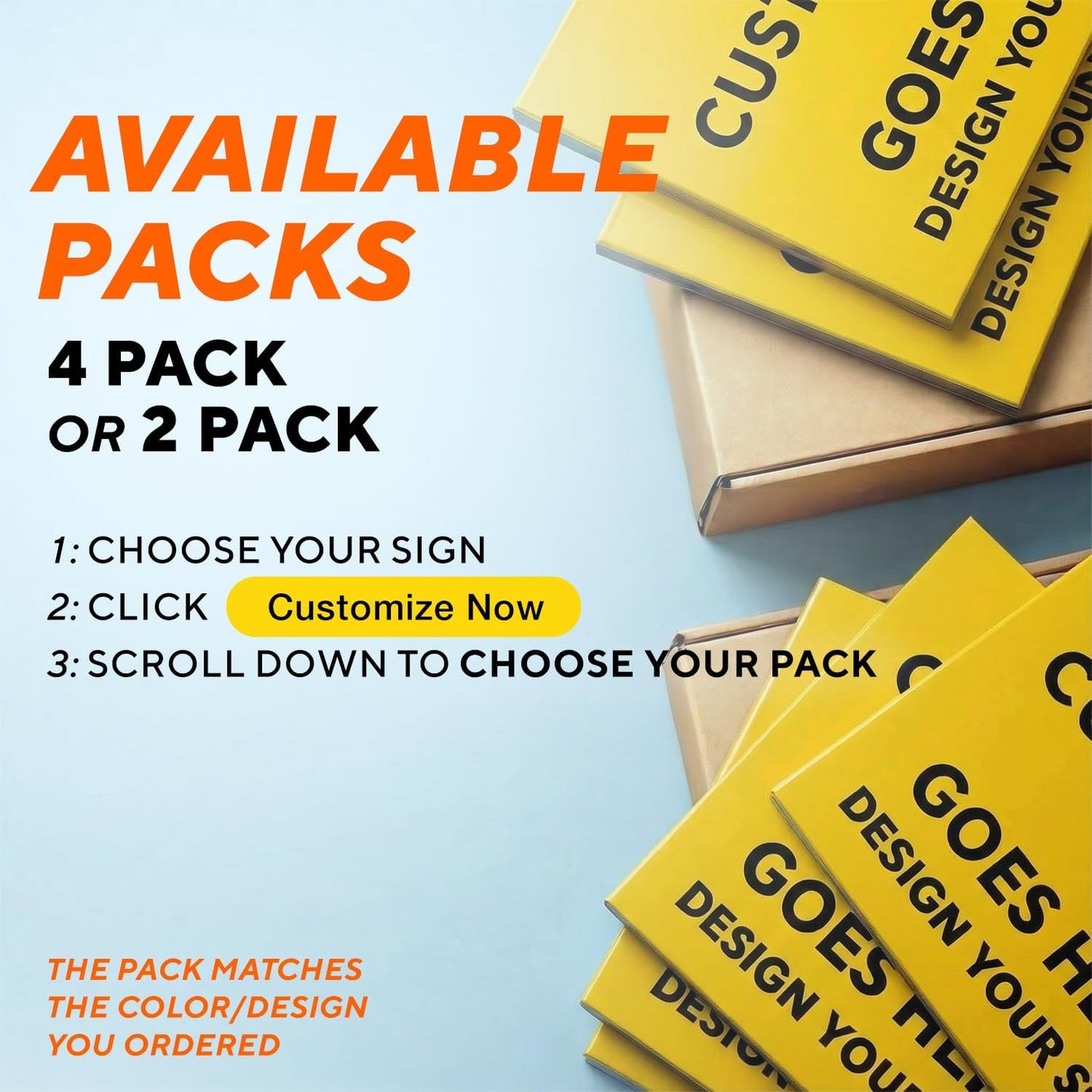 Custom Metal Signs, Personalized Aluminum, Customized Safety, Business Signs, Waterproof Outdoor, White Aluminum (Yellow, 18x12 In)