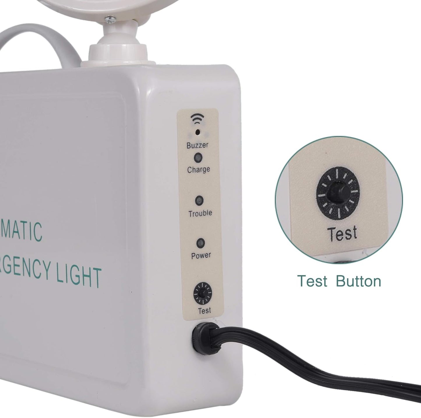 OTYTY Emergency Lights for Home Power Failure, LED Emergency Lights with Battery Backup, 2 Adjustable Heads Lamp & 180-minute Minimum Capacity, Ultra-Bright 200 Lumens, UL Certified, 2 Pack