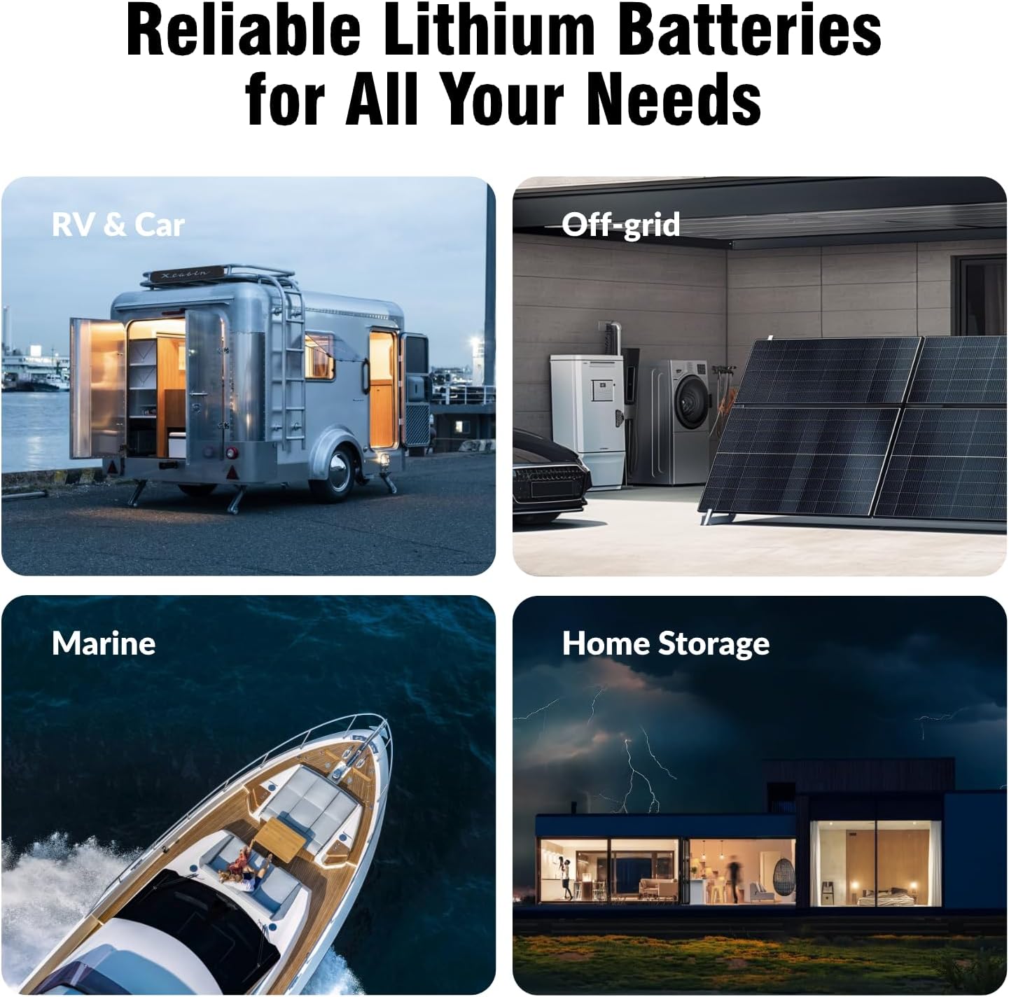 WattCycle 12V 628Ah LiFePO₄ Battery, Lithium Battery 12V 300A BMS, Lithium RV Batteries Built-in Bluetooth, IP65 Waterproof, 8038Wh Energy Storage, Perfect for Home Energy, RV, Marine, Solar, Off-Grid