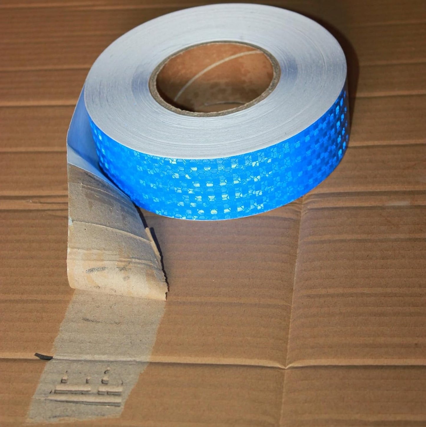 Blue Reflective Tape 2 inch Wide, Outdoor Waterproof High Visibility Warning Industrial Marking Tape, Safety Stickers (168 feet)