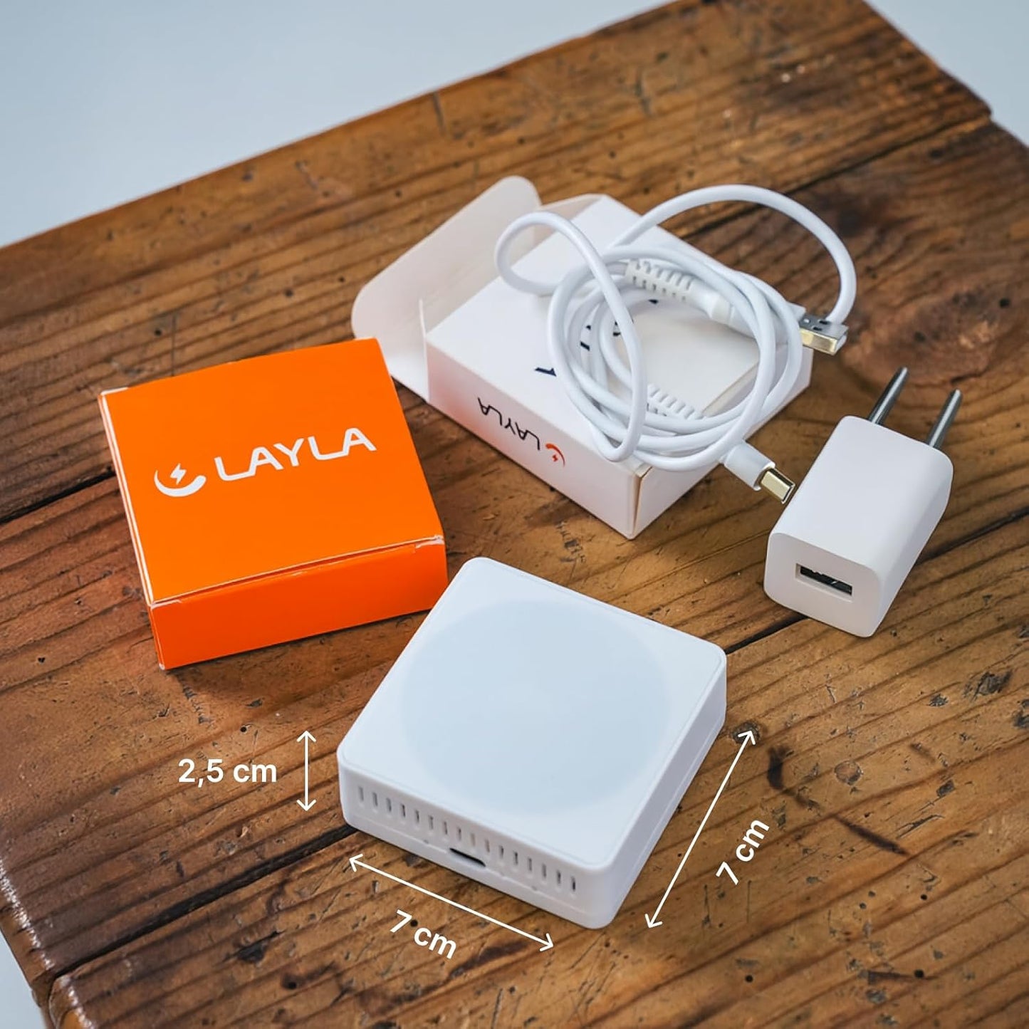 Smart Sensor for Air Quality Monitor, AC Control CO, WiFi Quality, Energy Savings Monitoring | Ideal for Airbnb, Homes & Offices | Tracks Temp, Humidity, Smoke, Noise & More