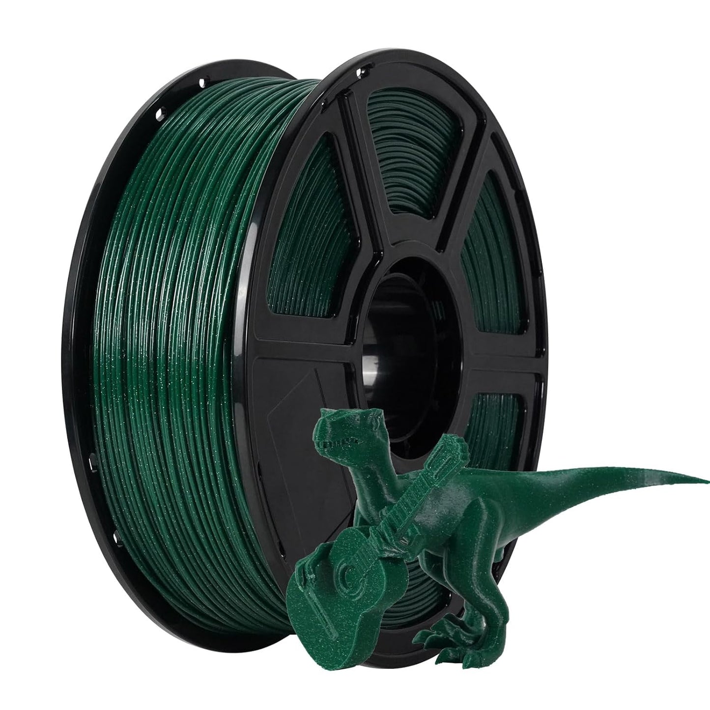 FLASHFORGE ASA Filament 1.75mm Sparkle Black Green, 3D Printer Filament 1kg Spool-Dimensional Accuracy +/- 0.02mm, 3D Printing Filament Durable, High UV-Resistant, Ideal for Outdoor Applications